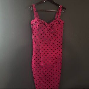 Large Deadly Dames pencil dress